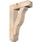 Ekena Millwork Funston Craftsman Smooth Bracket w/ Offset Brace, Douglas Fir, 7 1/2"W x 26"D x 38"H BKT0806X26X38FST04SDF - alternate 1